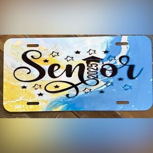 New license plate Senior 2025